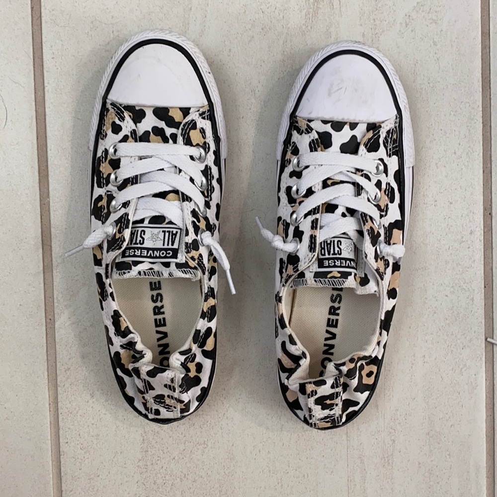 Leopard Print Converse